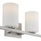 Access Lighting Sienna, 4 Light Vanity, Brushed Steel Finish, Opal Glass 62624-BS/OPL - alternate 3